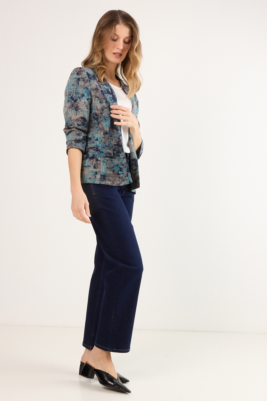 BLAZER CRUDO MUJER MAGRIFFE - 5