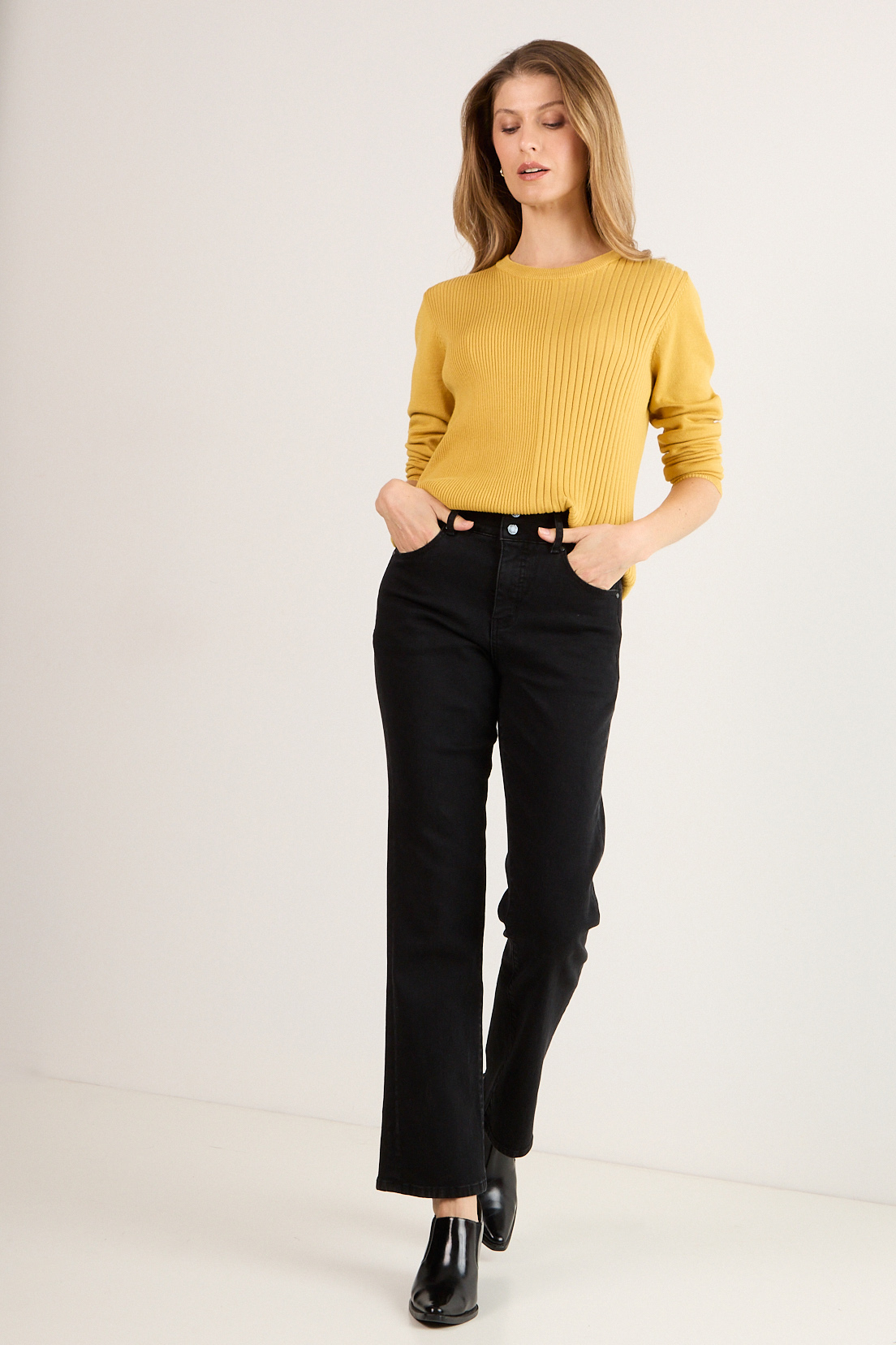 SWEATER AMARILLO MUJER MAGRIFFE - 5
