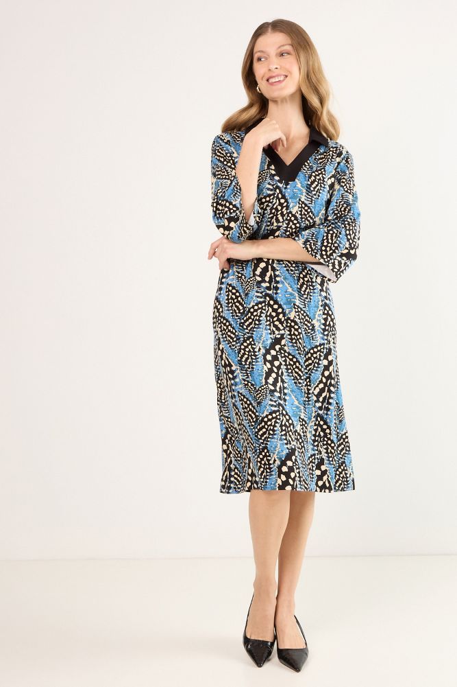 VESTIDO LARGO NEGRO MUJER MAGRIFFE - 3