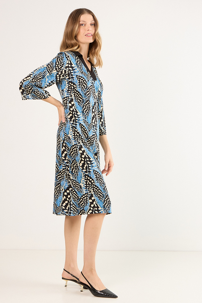 VESTIDO LARGO NEGRO MUJER MAGRIFFE - 5