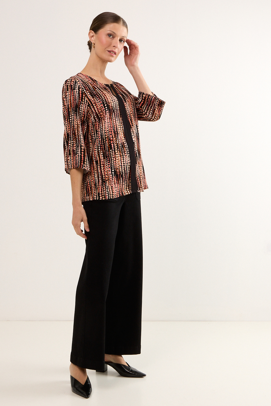 BLUSAS MANGA LARGA NEGRO MUJER MAGRIFFE - 4
