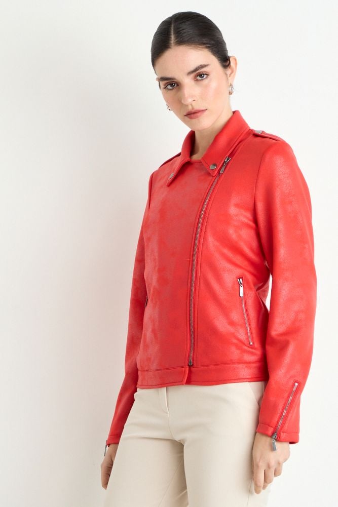 CHAQUETA ROJO MUJER ASH - 1