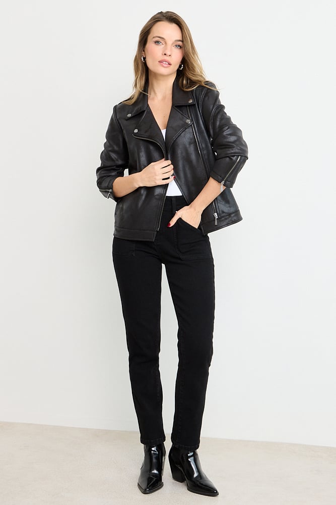 CHAQUETA NEGRO MUJER ASH - 4