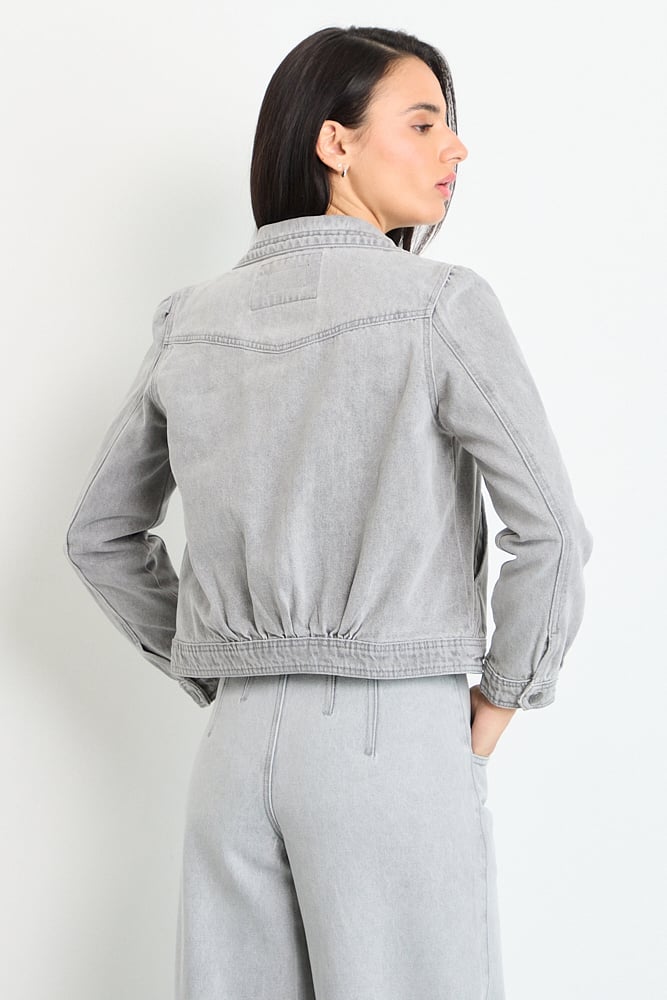 CHAQUETA GRIS MUJER IO - 2