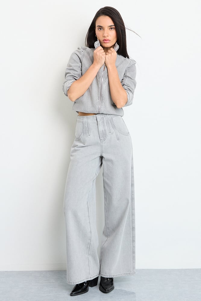 CHAQUETA GRIS MUJER IO - 4