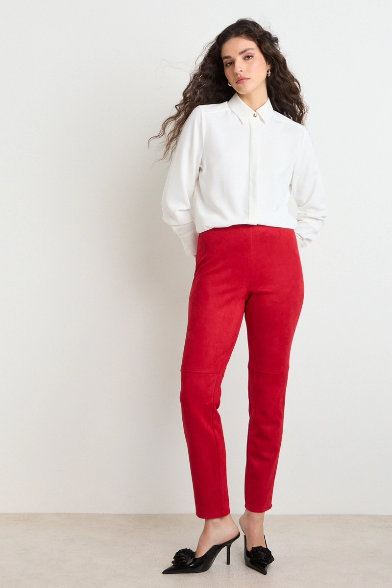 CALZA ROJO MUJER ASH - 1