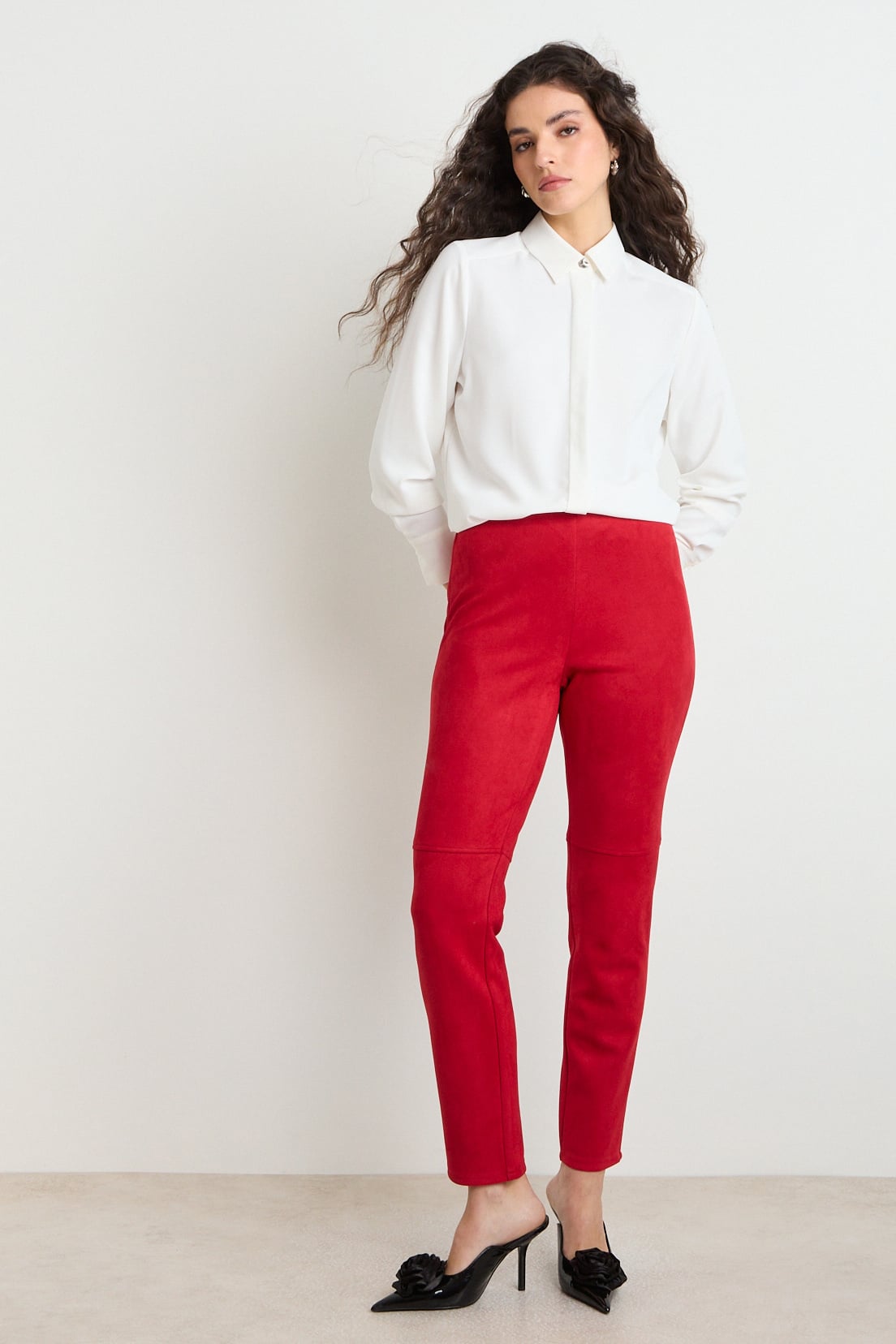 CALZA ROJO MUJER ASH - 1