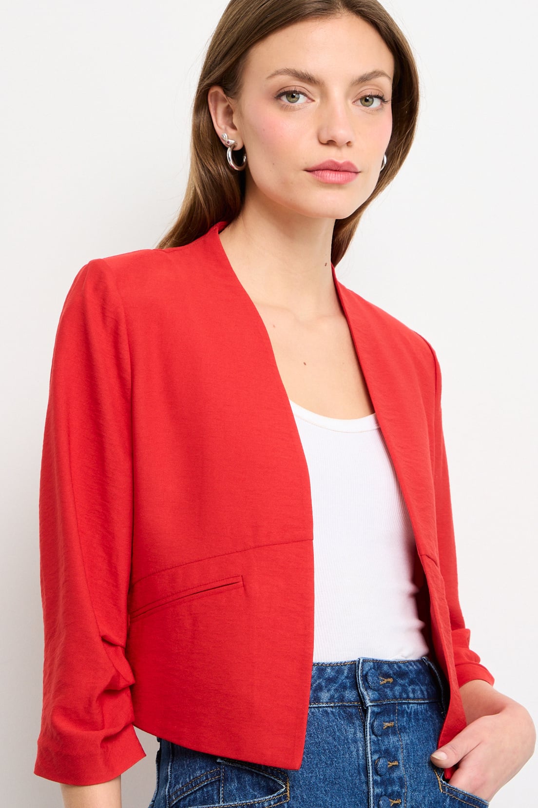 TAPADO ABIERTO ROJO MUJER IO - 1