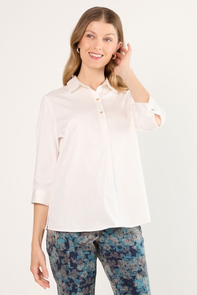BLUSAS MANGA LARGA CRUDO MUJER MAGRIFFE - 1