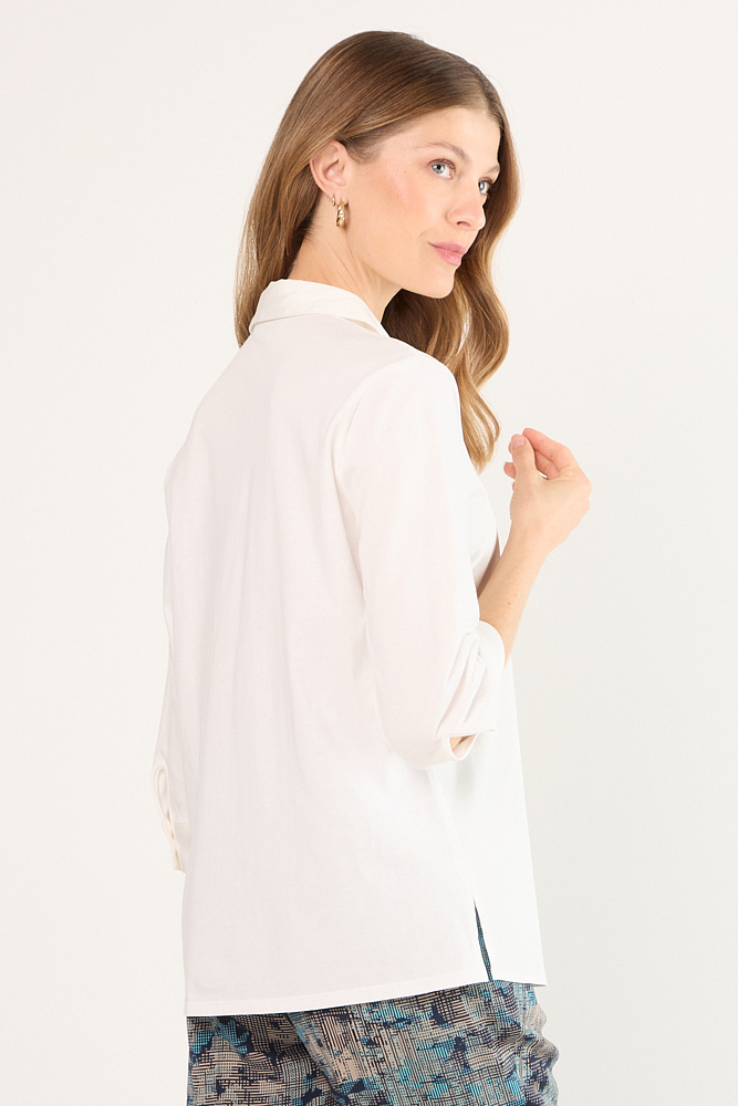 BLUSAS MANGA LARGA CRUDO MUJER MAGRIFFE - 3