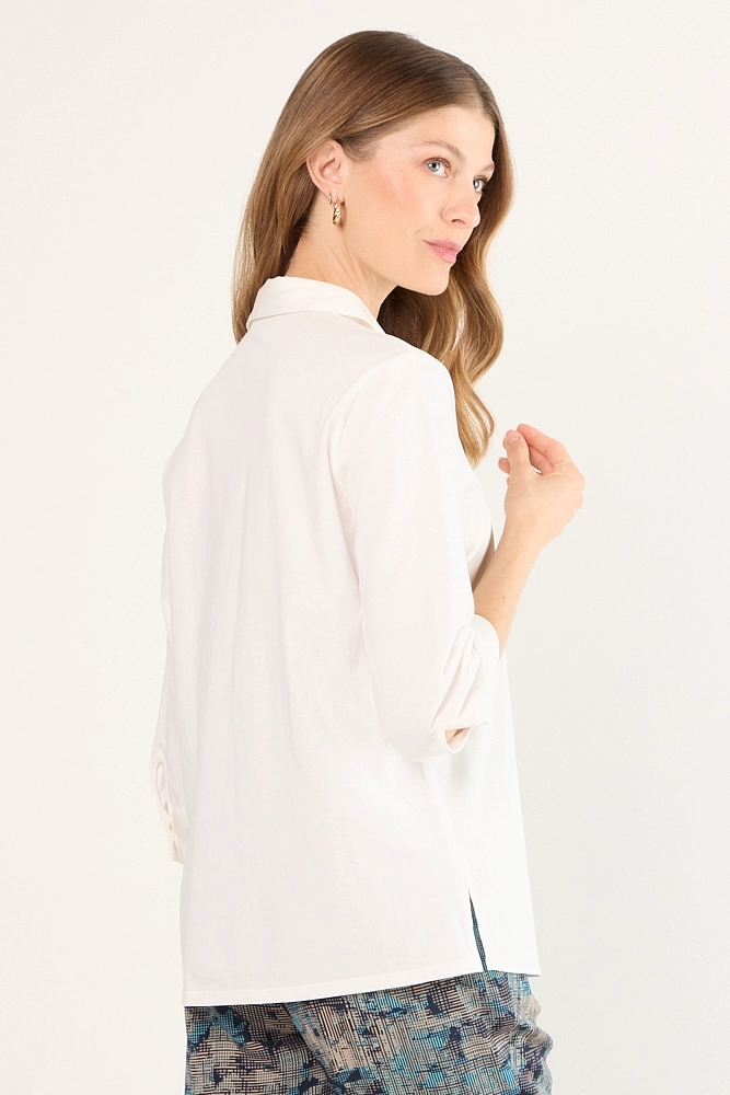 BLUSAS MANGA LARGA CRUDO MUJER MAGRIFFE - 3
