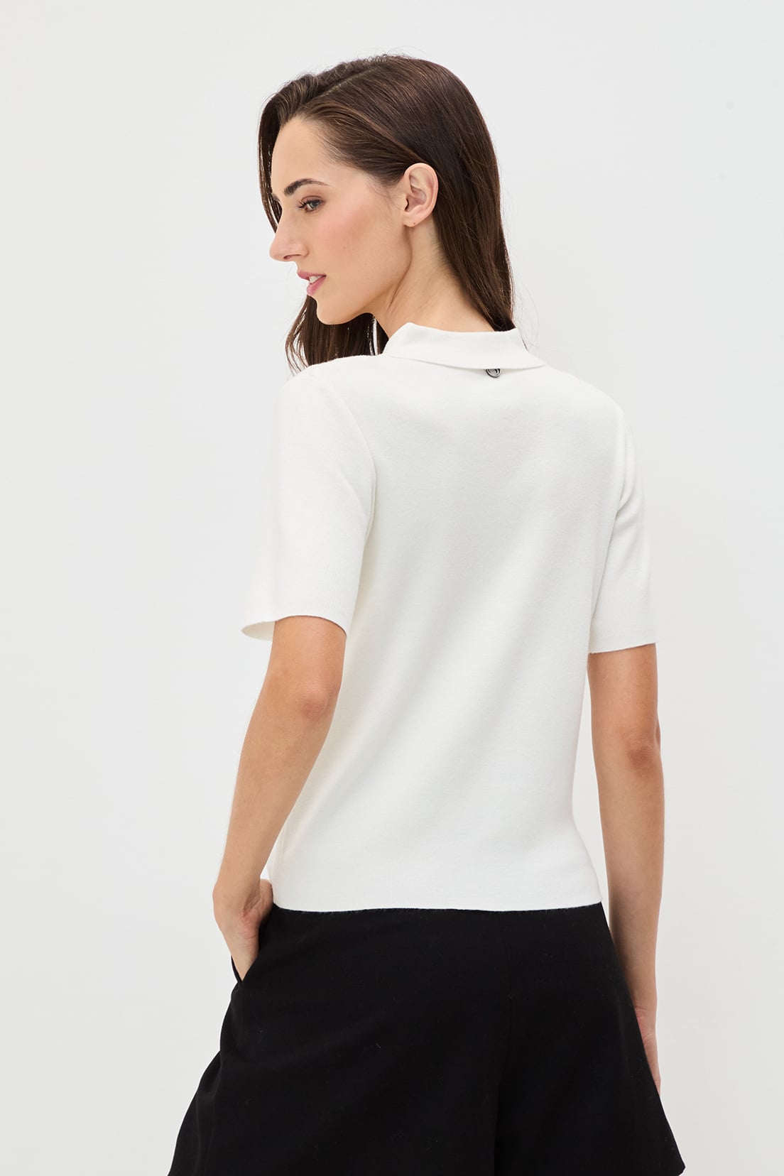 POLERA MANGA CORTA BLANCO MUJER IO - 3