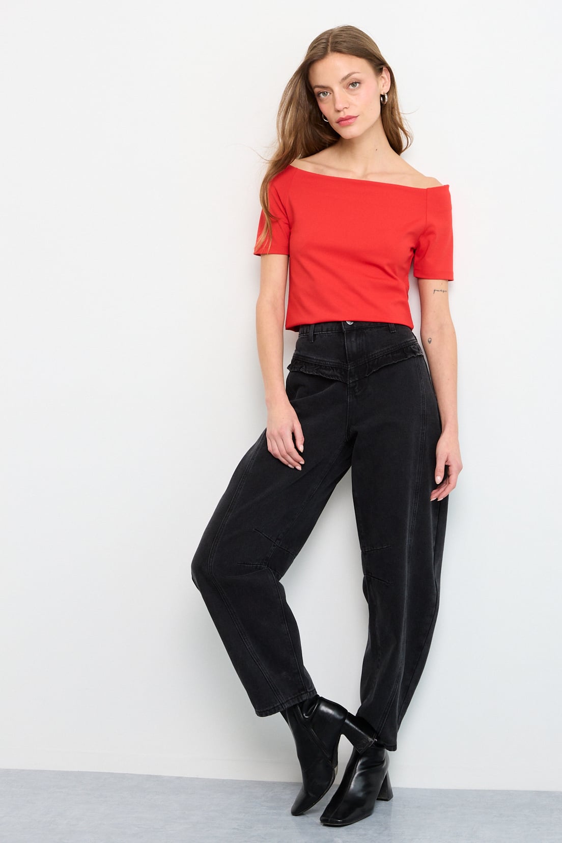 POLERA SIN MANGAS ROJO MUJER IO - 5