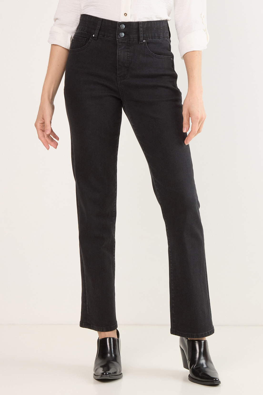 JEANS NEGRO MUJER MAGRIFFE - 2