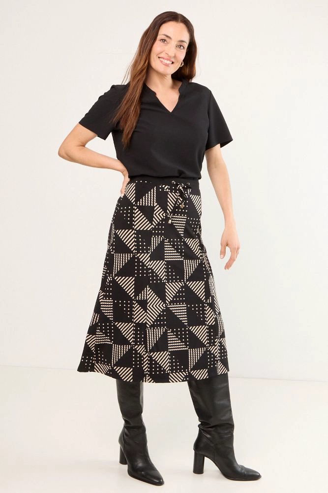 BLUSAS MANGA CORTA NEGRO MUJER MAGRIFFE - 4