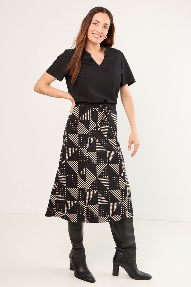 BLUSAS MANGA CORTA NEGRO MUJER MAGRIFFE - 4
