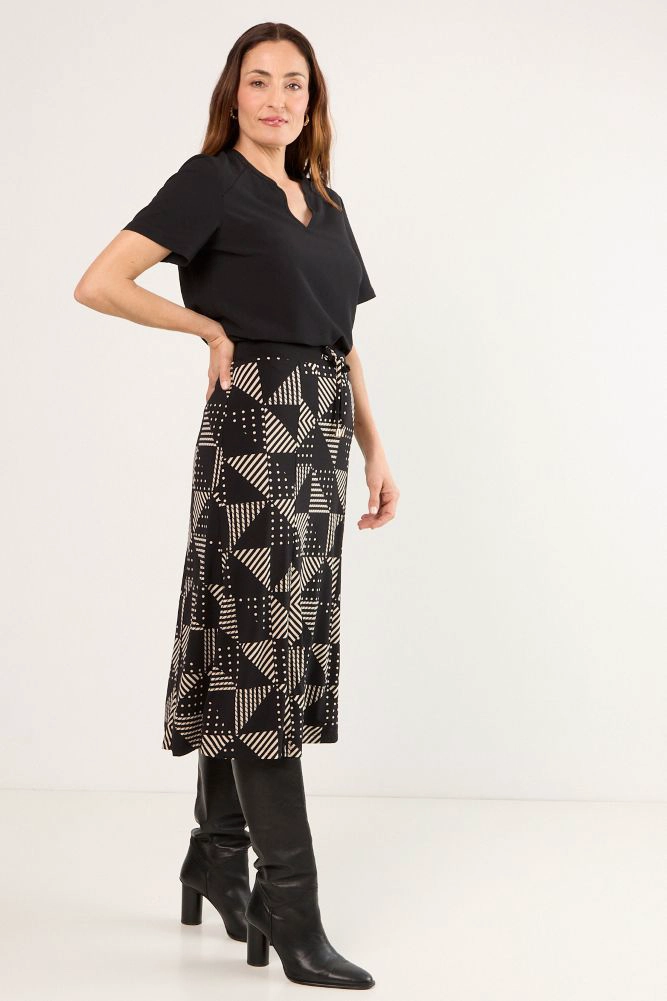 BLUSAS MANGA CORTA NEGRO MUJER MAGRIFFE - 5