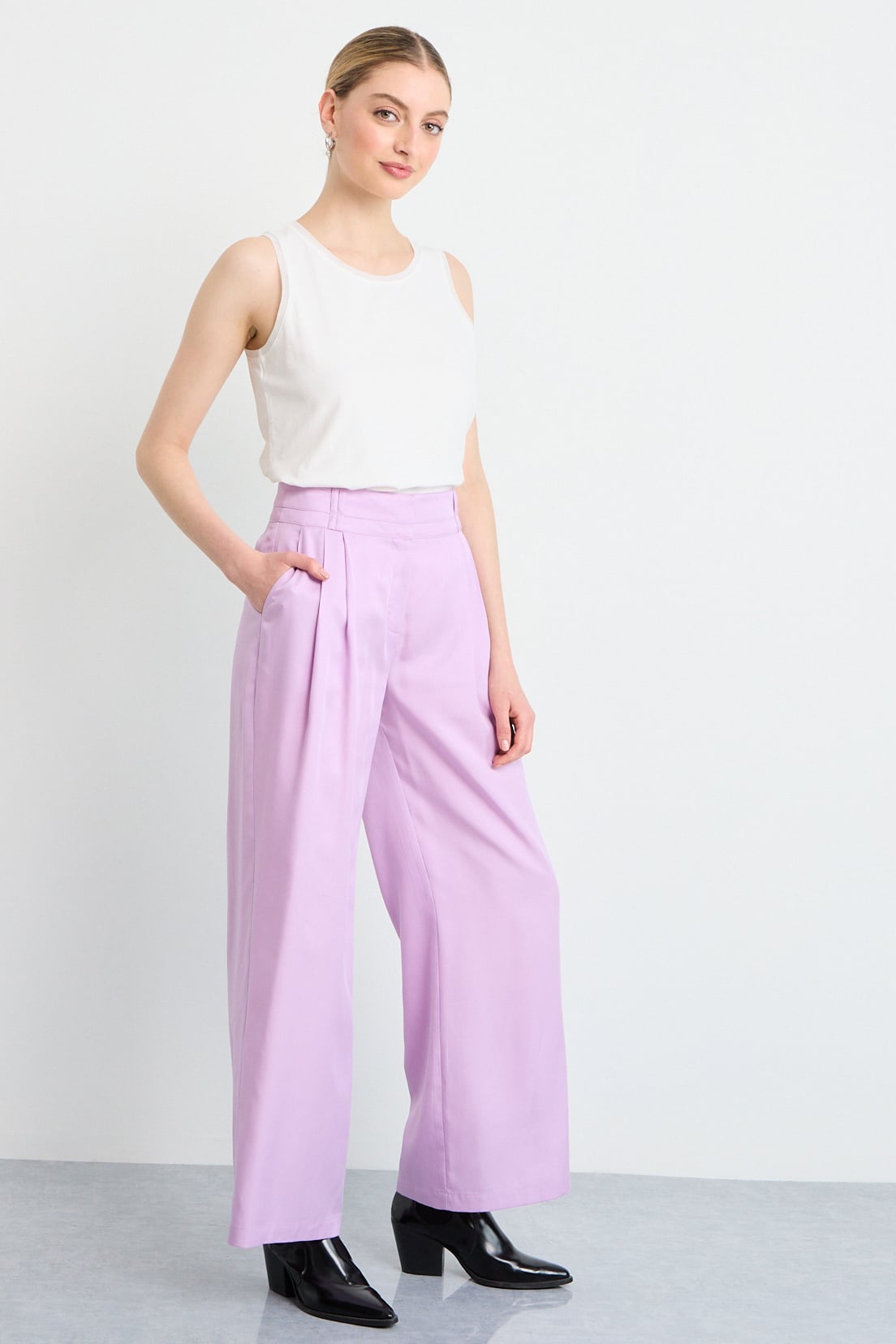 PANTALON MORADO MUJER IO - 5