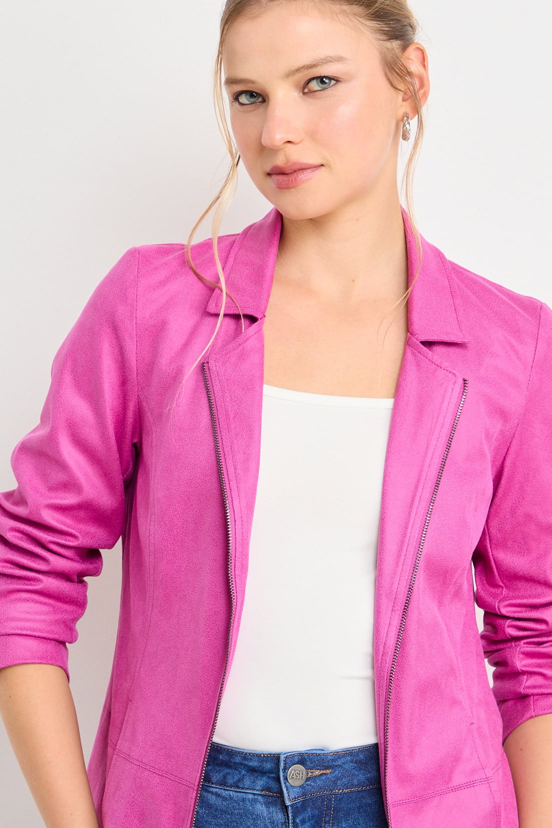 CHAQUETA ROSADA MUJER ASH - 2