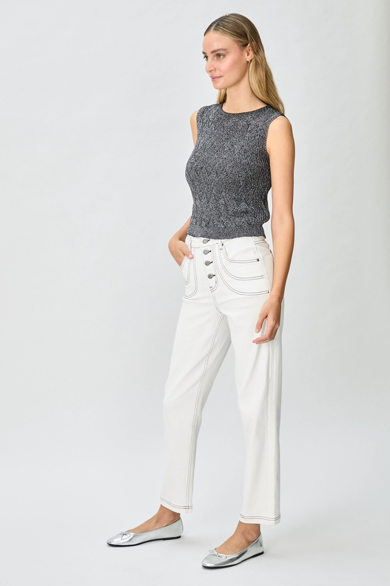 POLERA SIN MANGAS NEGRO MUJER IO - 4