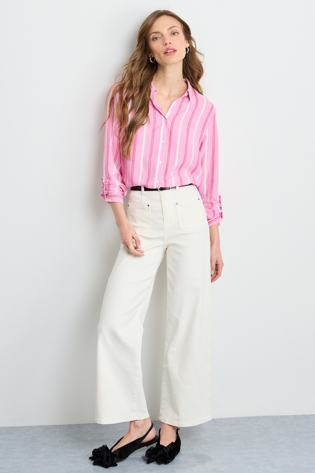 BLUSAS MANGA LARGA ROSA MUJER IO - 4