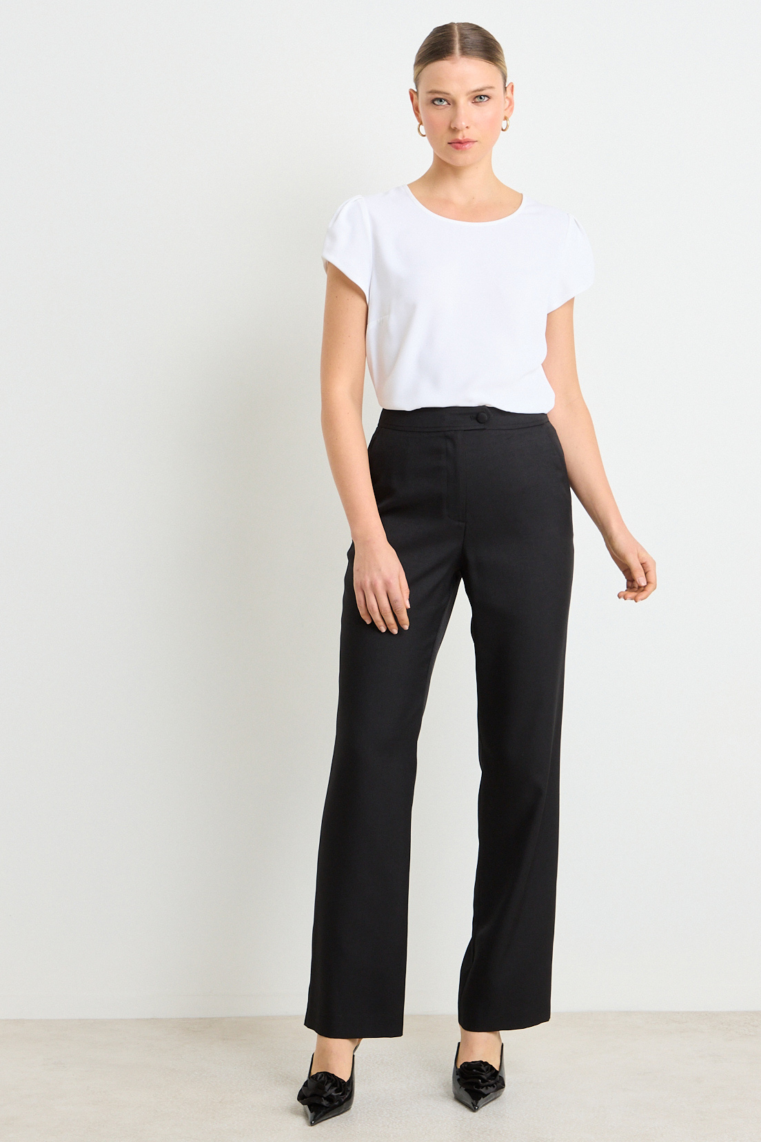 PANTALON NEGRO MUJER ASH - 1