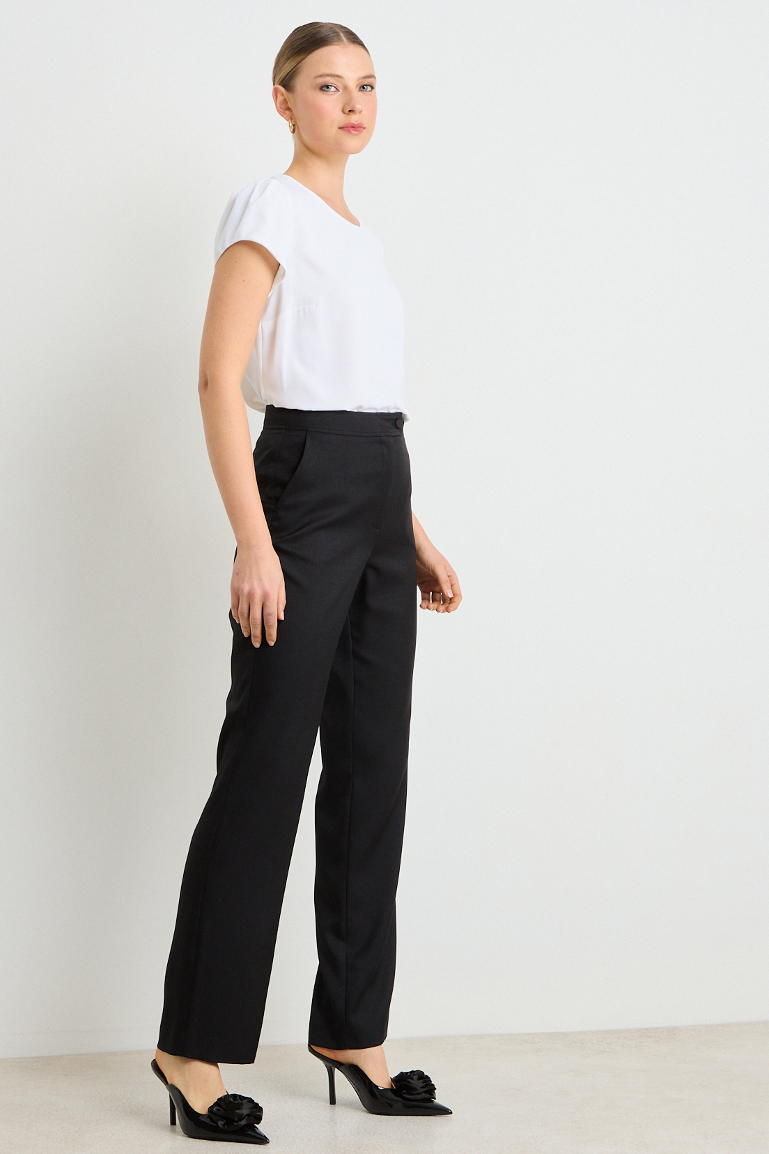 PANTALON NEGRO MUJER ASH - 5