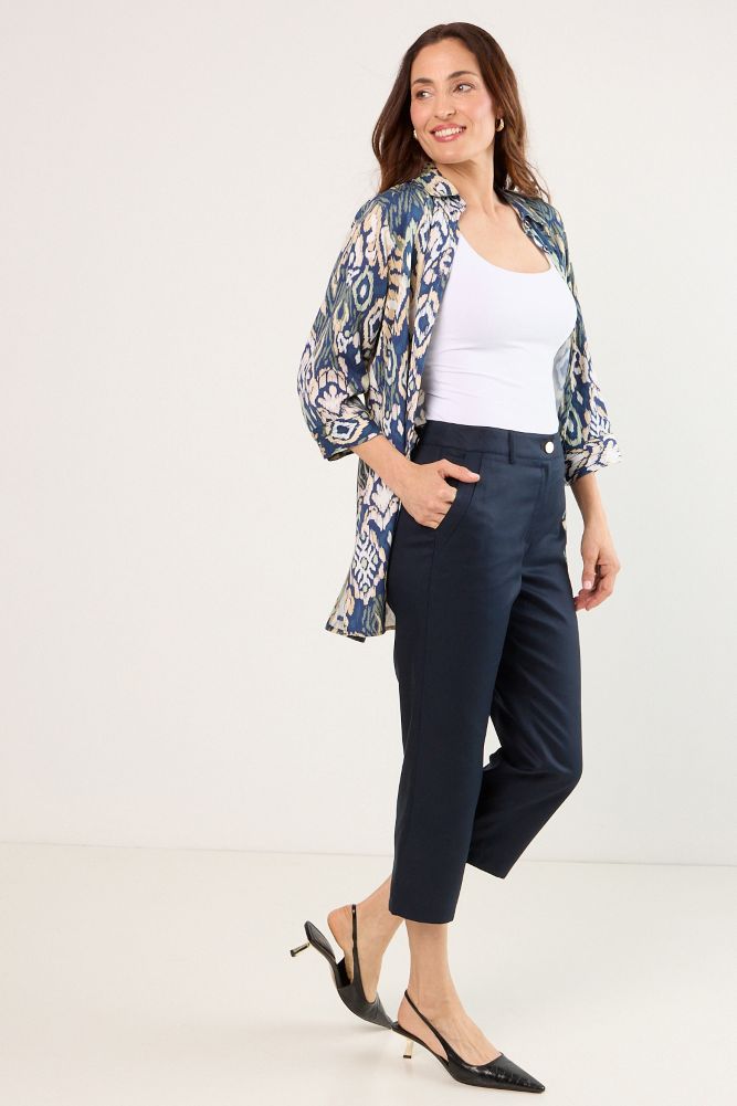 PANTALON AZUL MUJER MAGRIFFE - 5