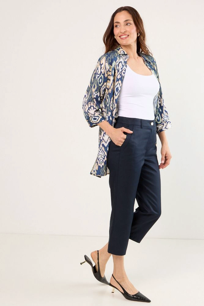 PANTALON AZUL MUJER MAGRIFFE - 5