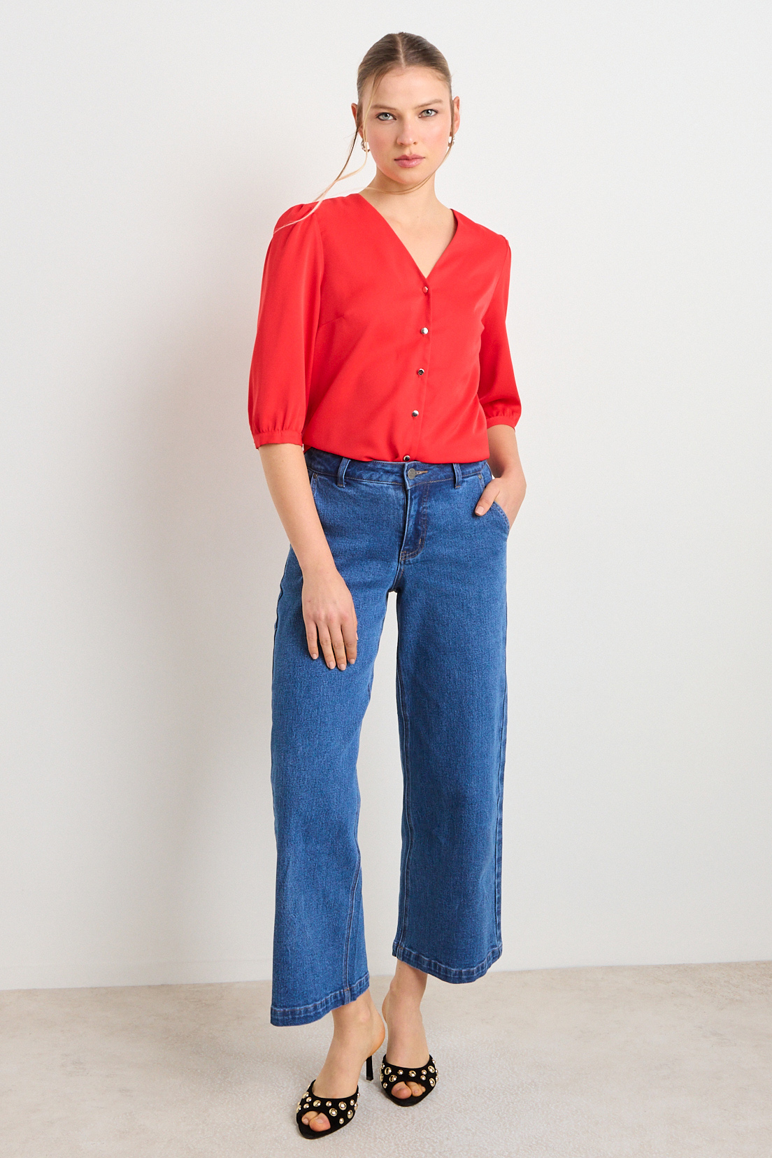 BLUSAS ROJO MUJER ASH - 4
