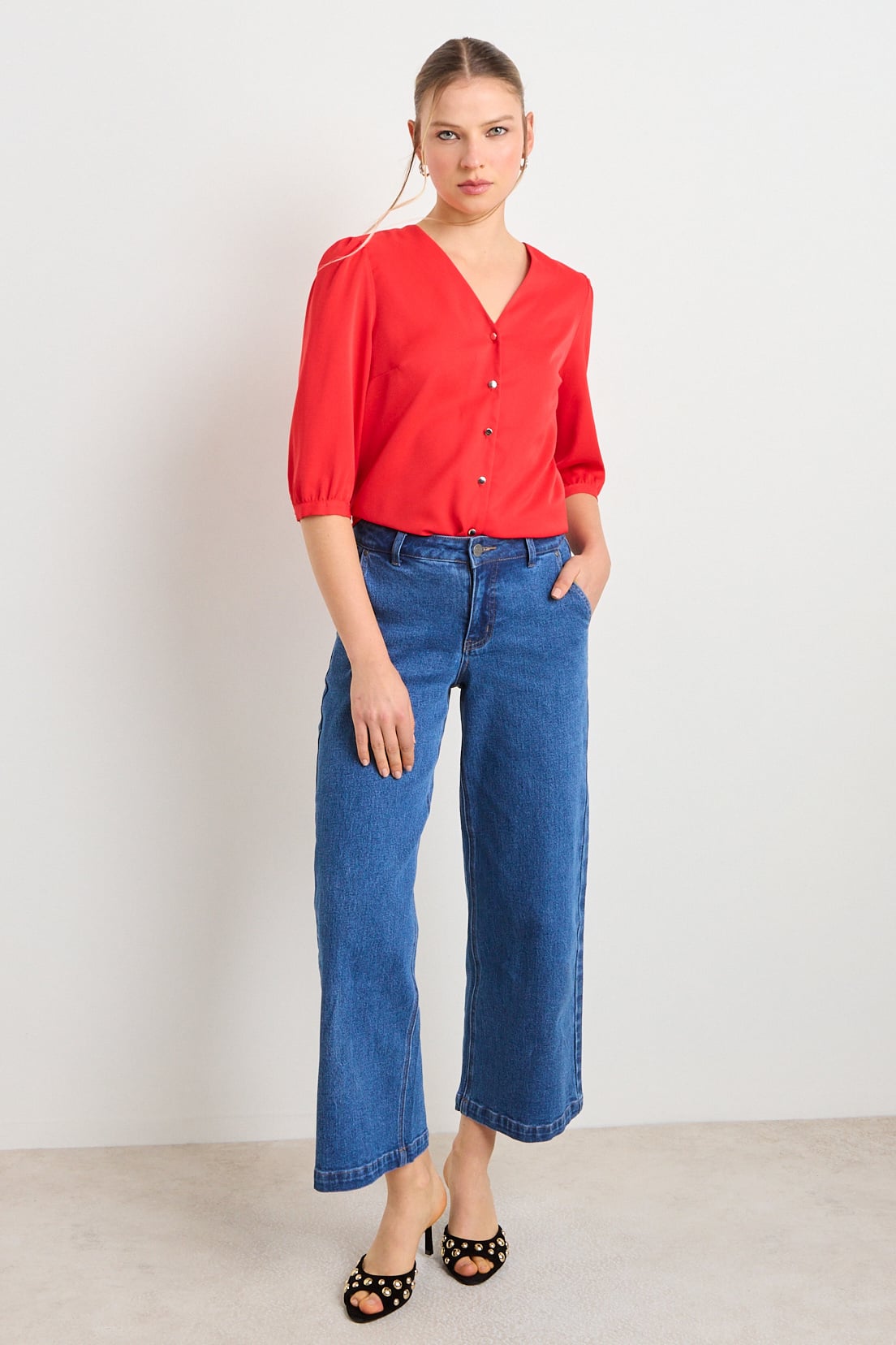 BLUSAS ROJO MUJER ASH - 4