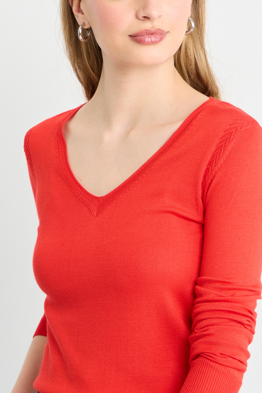 SWEATER ROJO MUJER IO - 3