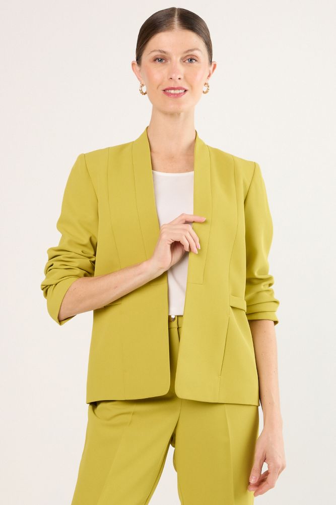 BLAZER VERDE MUJER MAGRIFFE - 1
