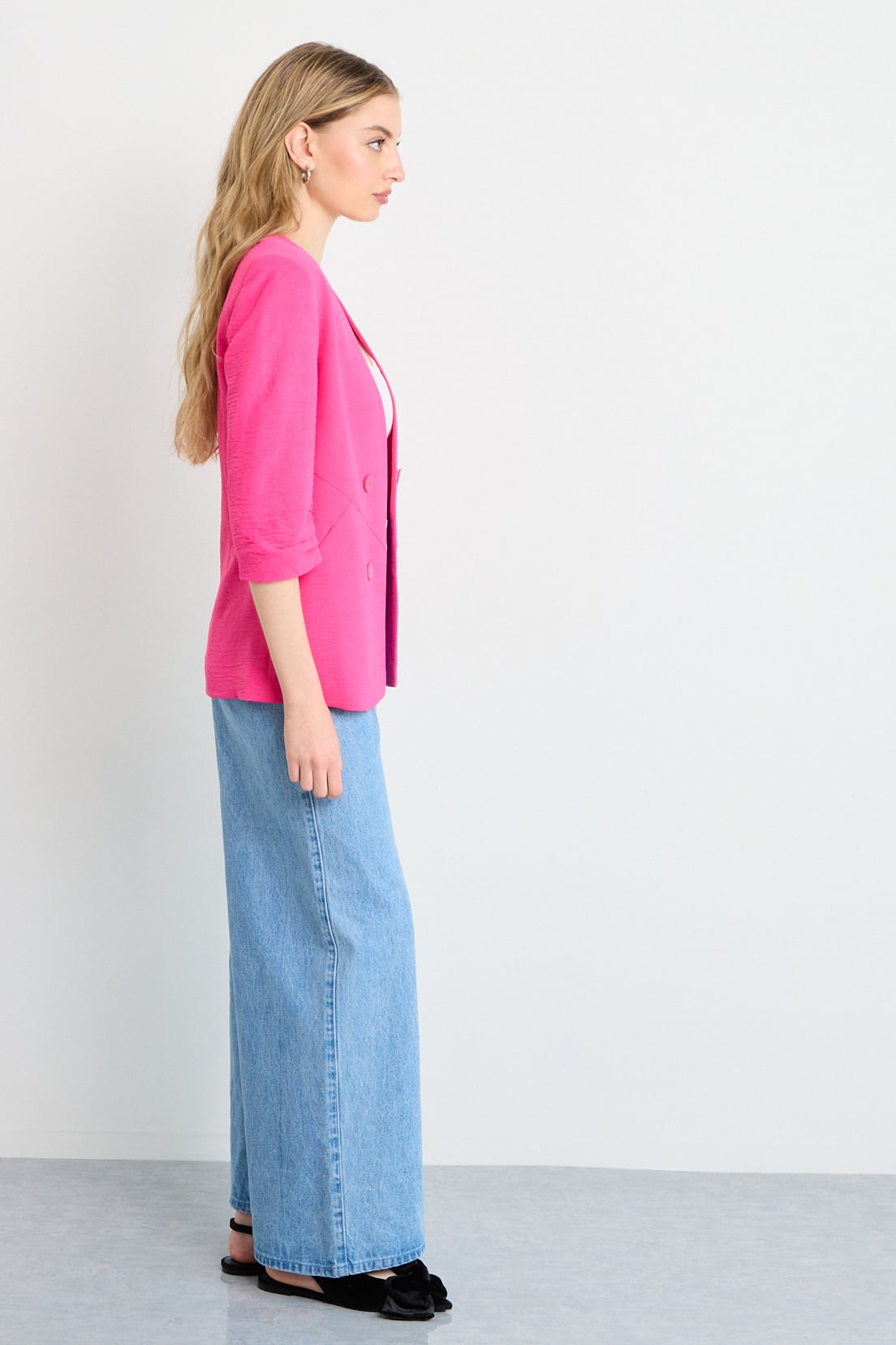 BLAZER FUCSIA MUJER IO - 4