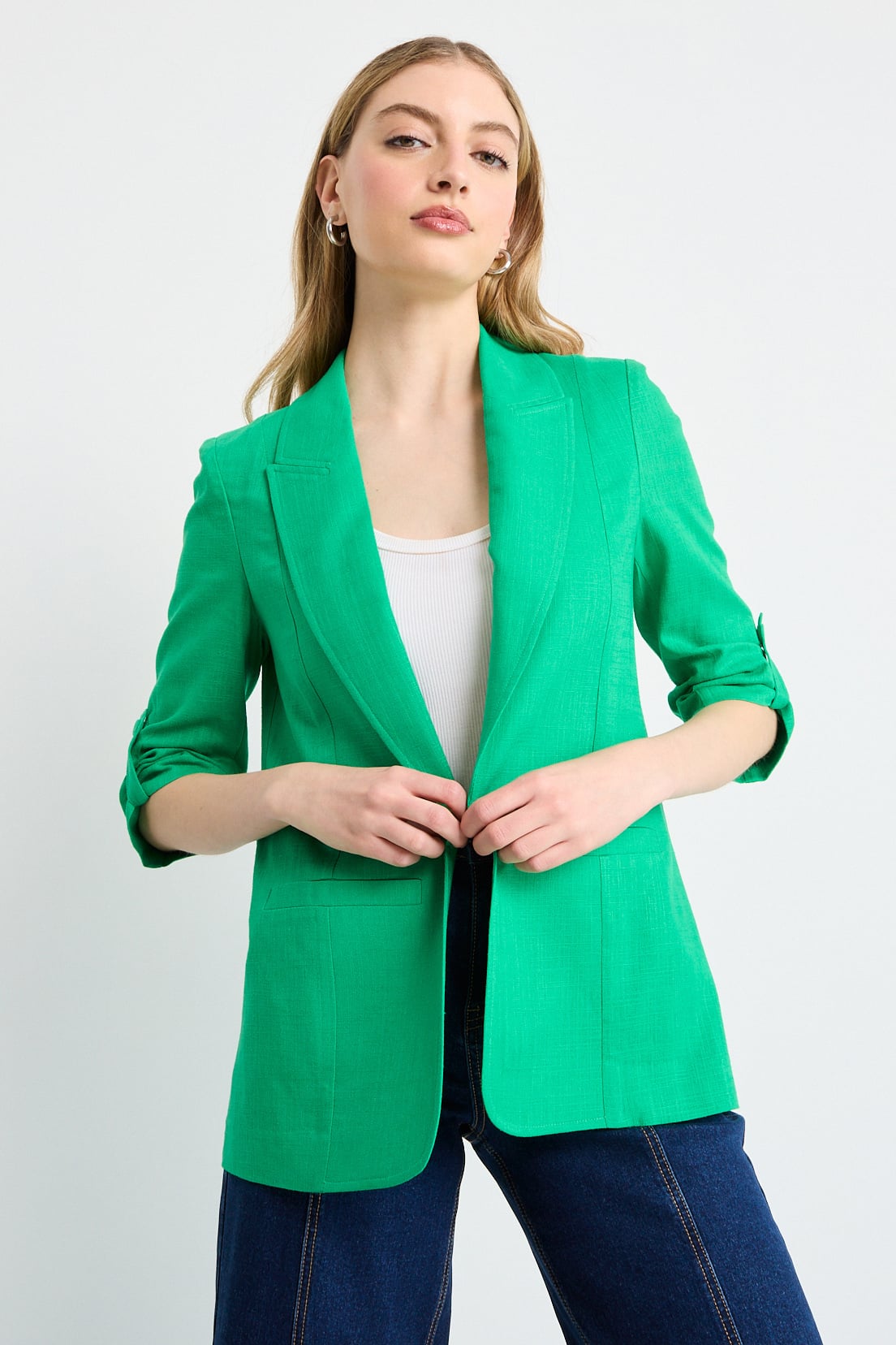 BLAZER VERDE OLIVA MUJER IO - 1