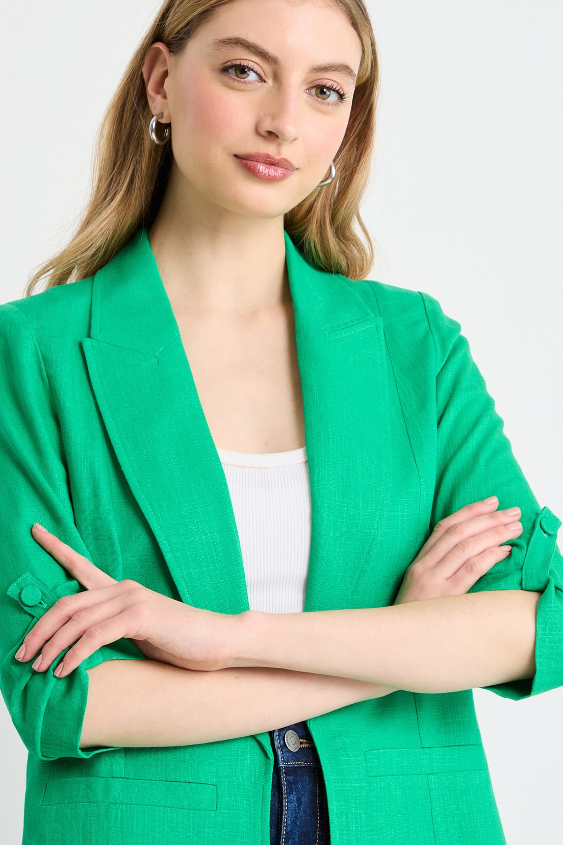 BLAZER VERDE OLIVA MUJER IO - 2