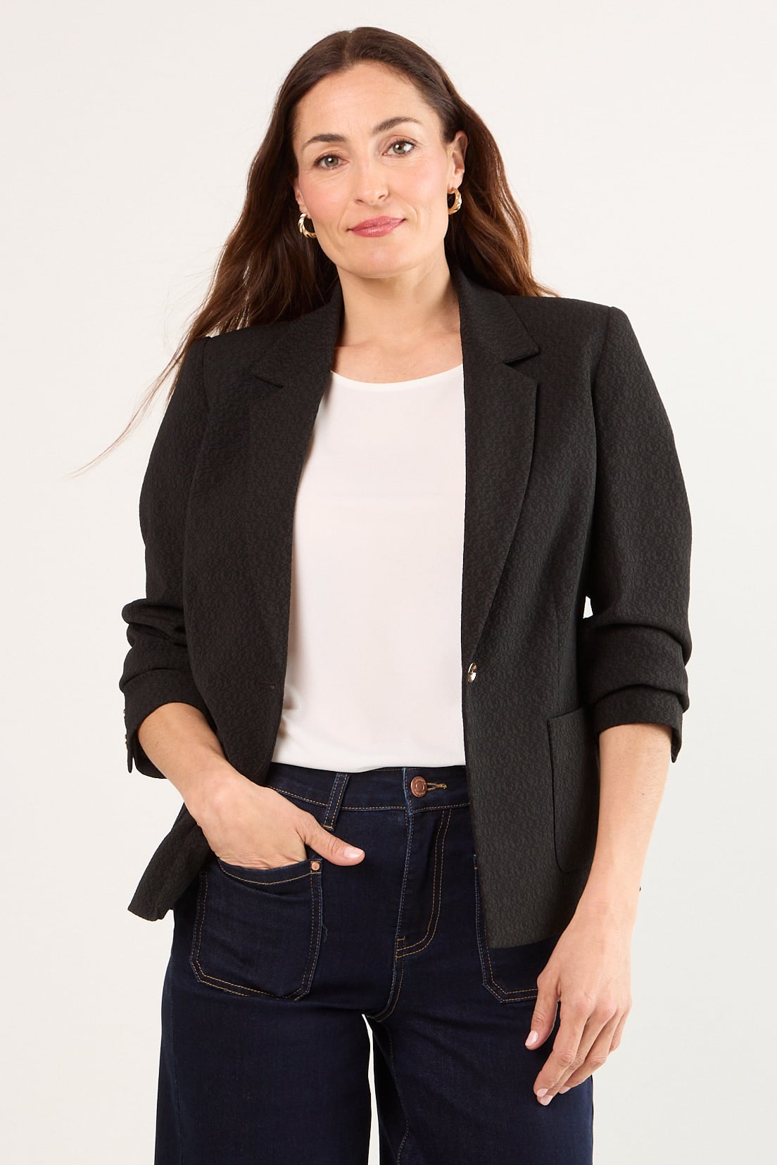 BLAZER NEGRO MUJER MAGRIFFE - 1