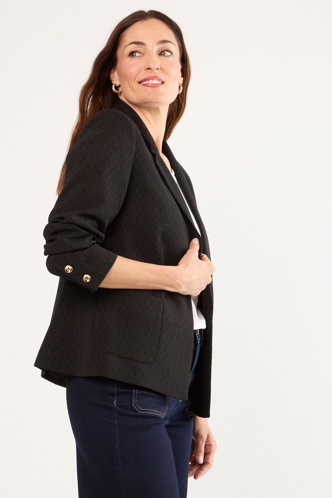 BLAZER NEGRO MUJER MAGRIFFE - 5