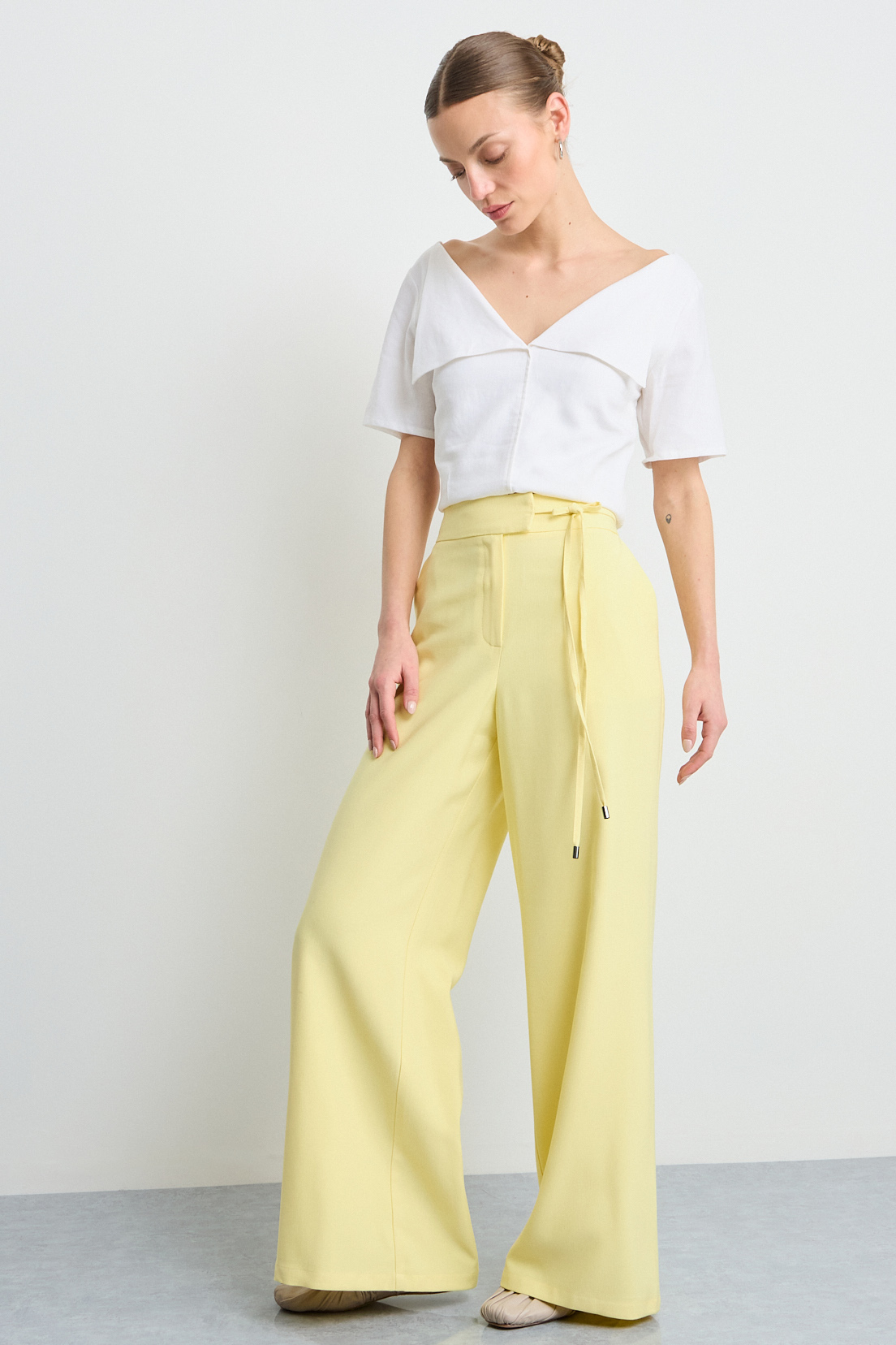 PANTALON AMARILLO MUJER IO - 5
