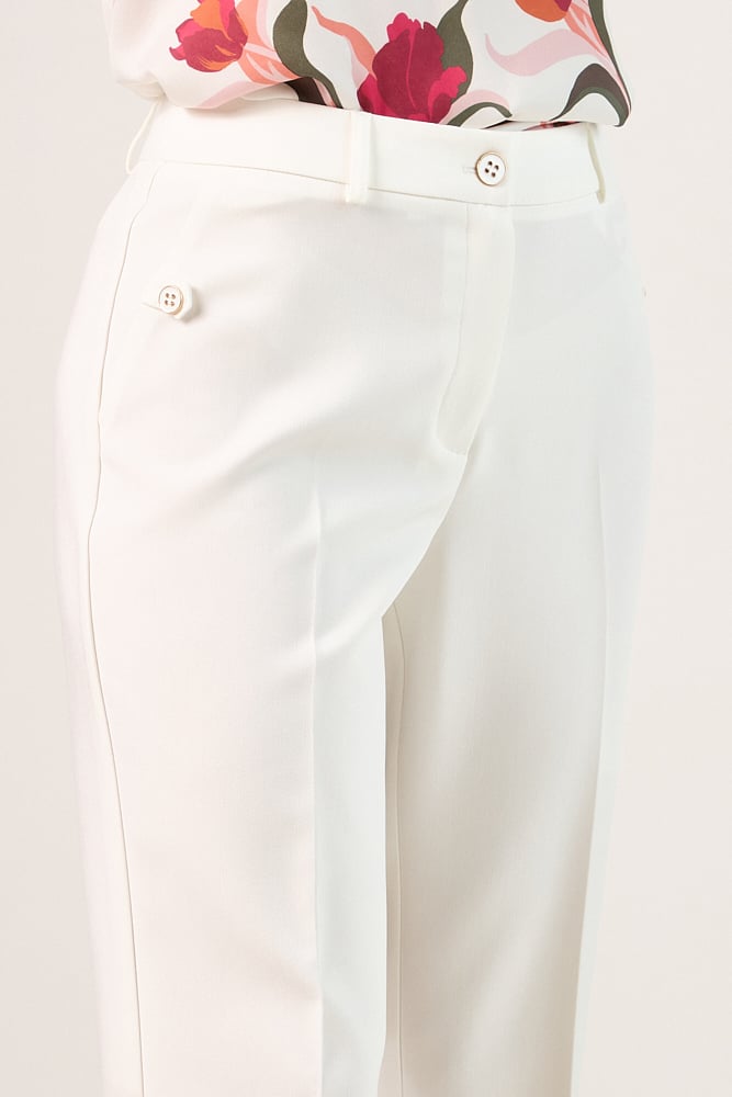 PANTALON BLANCO MUJER MAGRIFFE - 3