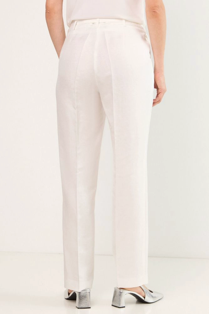 PANTALON BLANCO MUJER MAGRIFFE - 4