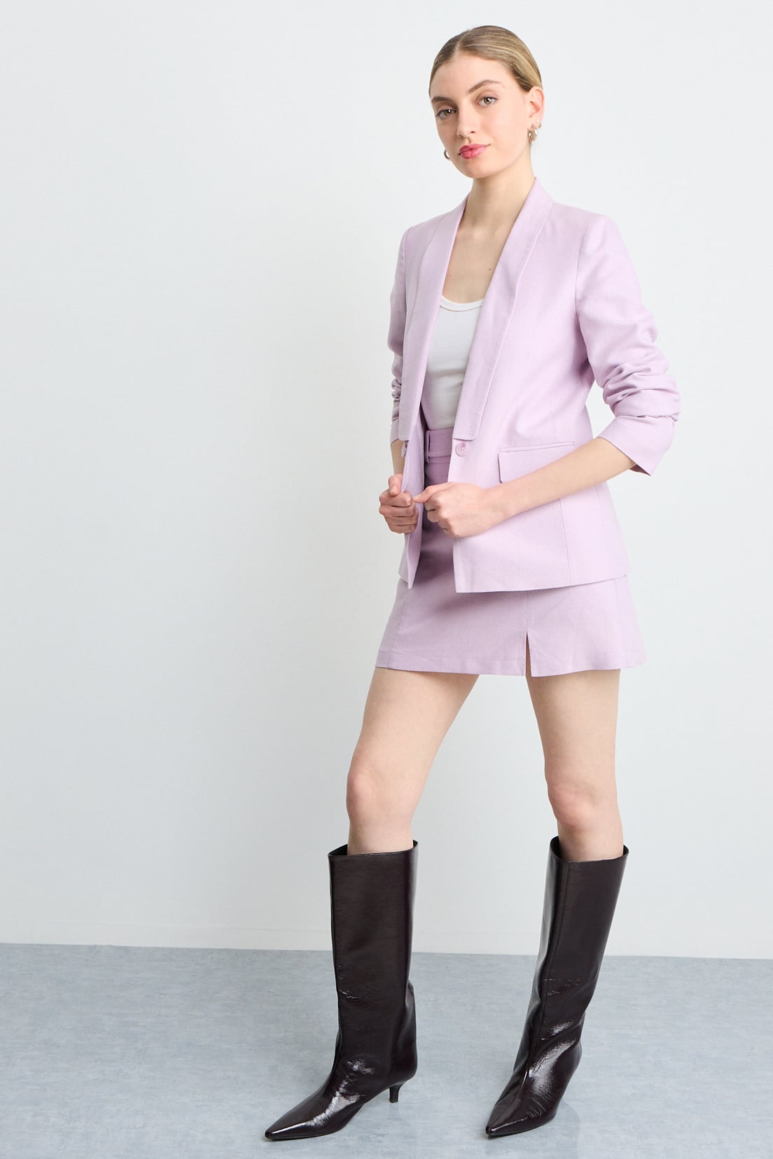 BLAZER MORADO MUJER IO - 5
