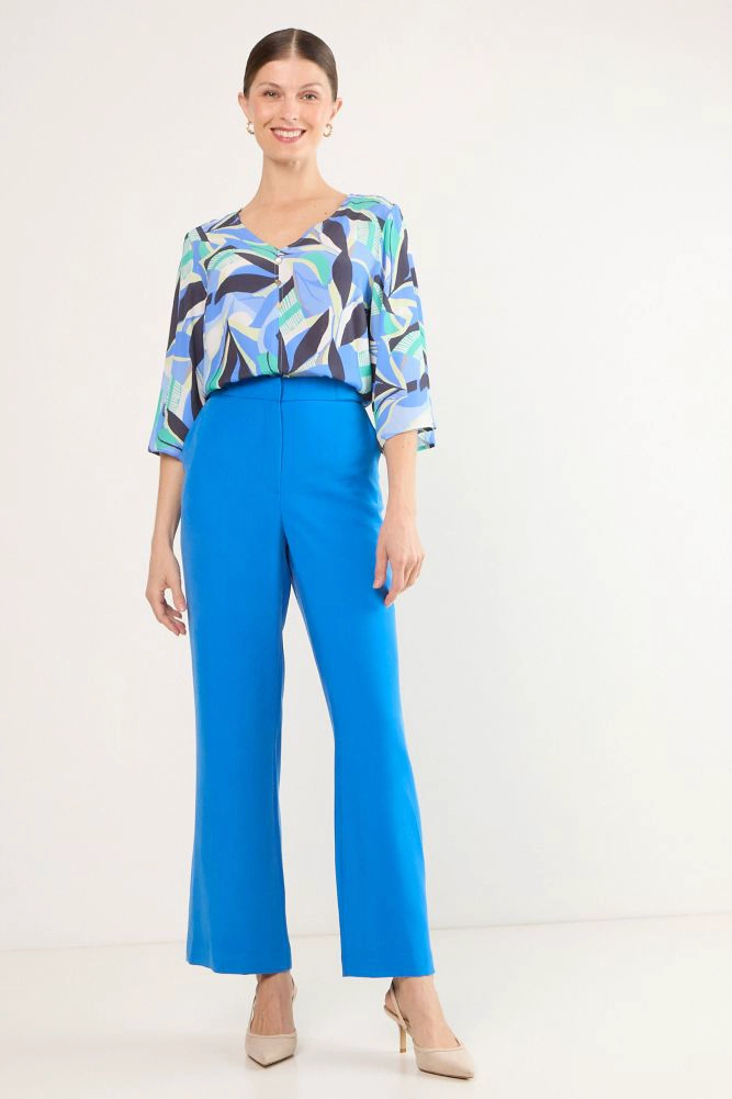PANTALON AZUL MUJER MAGRIFFE - 1