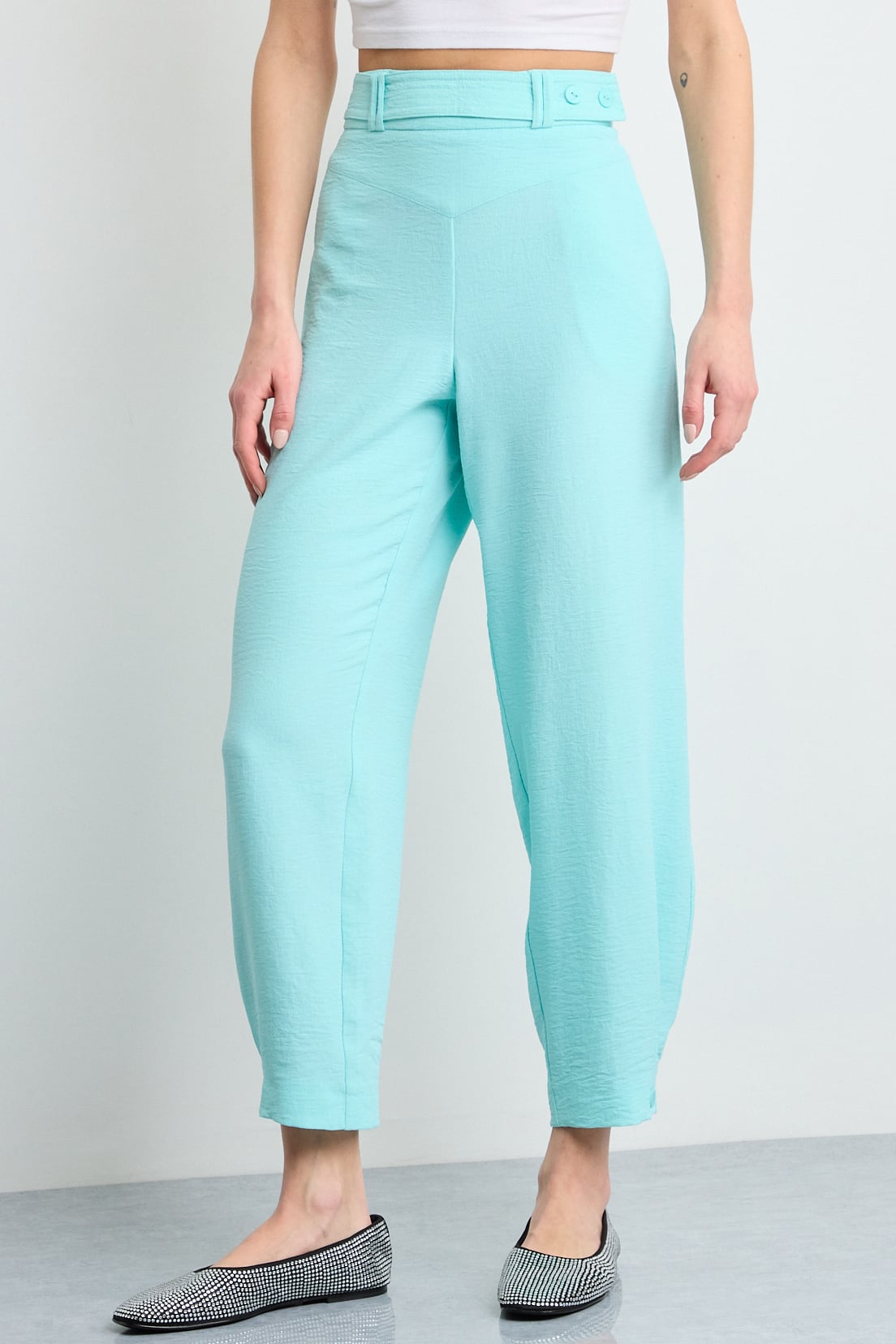 PANTALON CELESTE MUJER IO - 2