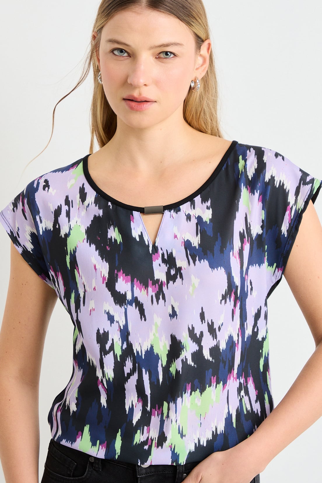 POLERA NEGRO MUJER ASH - 1