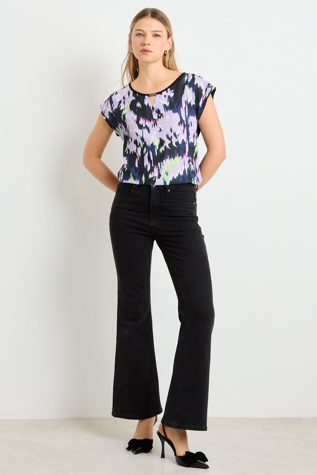 POLERA NEGRO MUJER ASH - 4