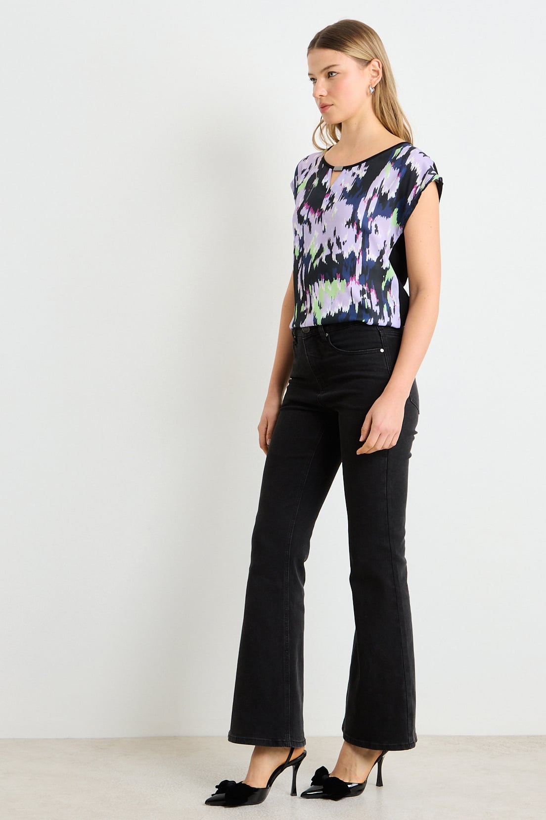 POLERA NEGRO MUJER ASH - 5