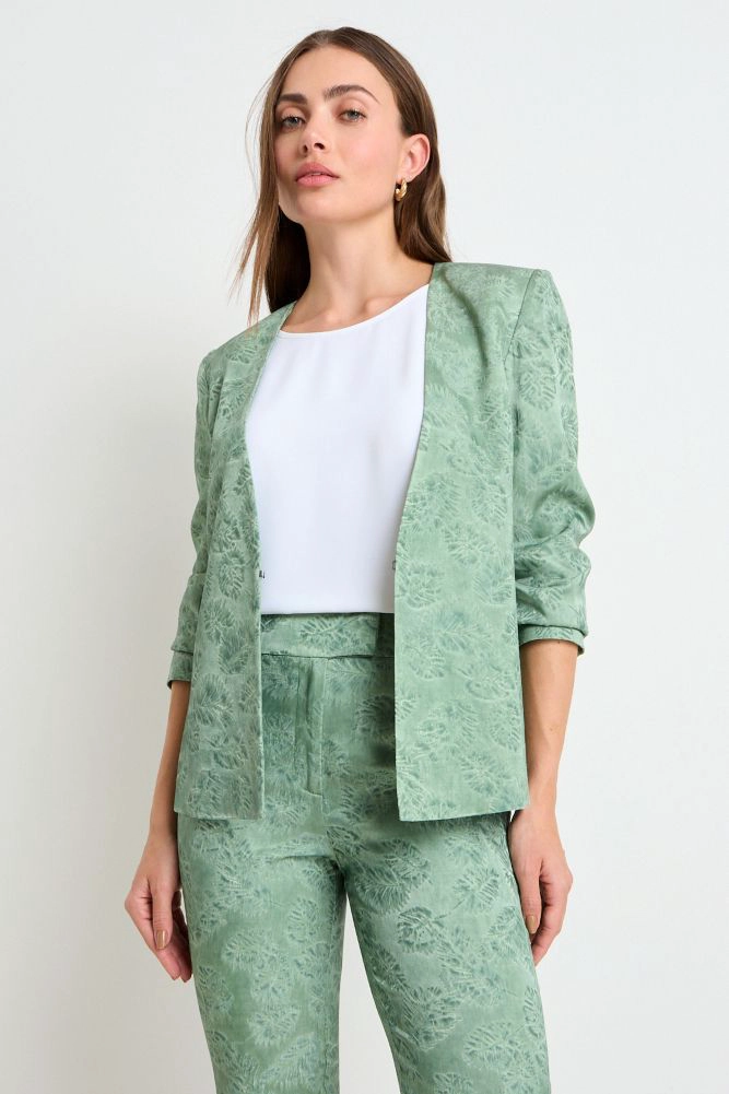 BLAZER VERDE OLIVA MUJER ASH - 1