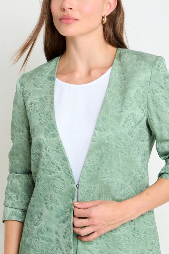 BLAZER VERDE OLIVA MUJER ASH - 2