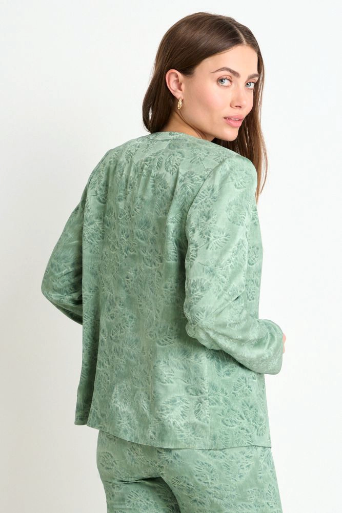 BLAZER VERDE OLIVA MUJER ASH - 3